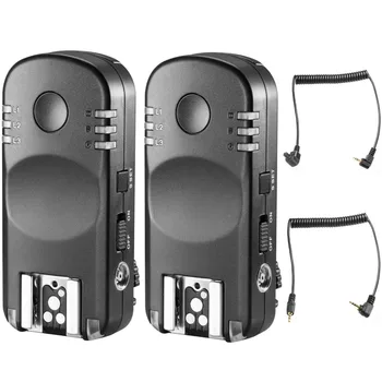 

Neewer 2.4G Wireless Remote Flash Trigger Transceiver Pair+Shutter Cable for Canon 1D Mark II III IV 5D Mark II III IV 1100D