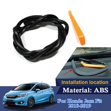 Приборная панель автомобиля уплотнительная полоса водонепроницаемая отделка звукоизоляция Звукоизоляционная уплотнительная прокладка EPDM автомобильный резиновый уплотнитель прокладка для Honda Fit Jazz