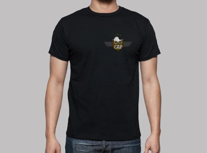 100% Cotton O-neck Custom Printed Tshirt Men T shirt Chapeau avec le nom de clan sur dos Women T-Shirt | Мужская одежда