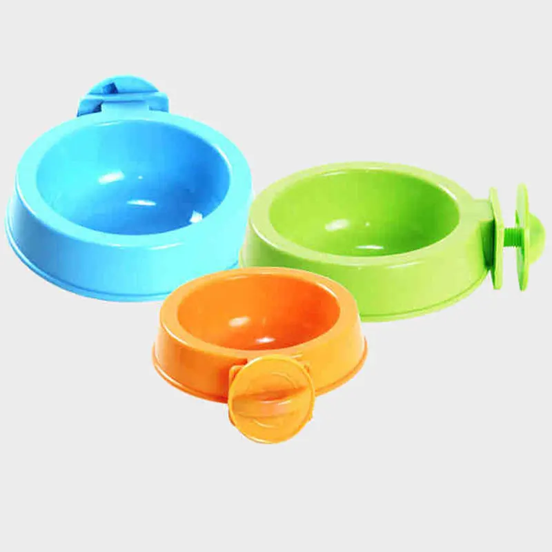 Durable Dog Bowl Pet Feeding Tool Hanging Bowl Safety Environmental
