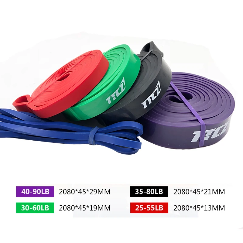 Resistance Bands font b Fitness b font Equipment Exercise Band Rubber Loop Gym Expander Strengthen Training