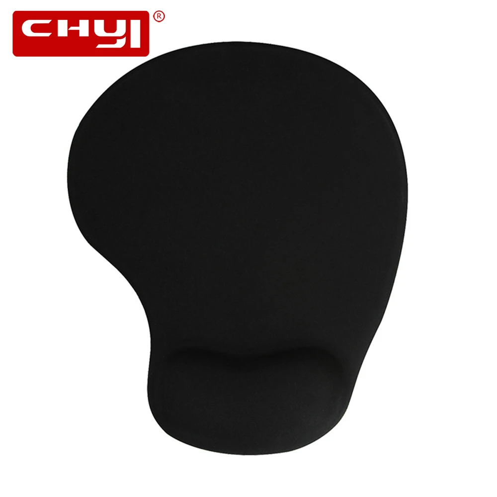 

CHYI Mouse Pad Ergonomic Fabric with Soft Memory Foam Neoprene Rubber Wrist Rest MousePad Comfort Wrist Healing Mice Mat For PC