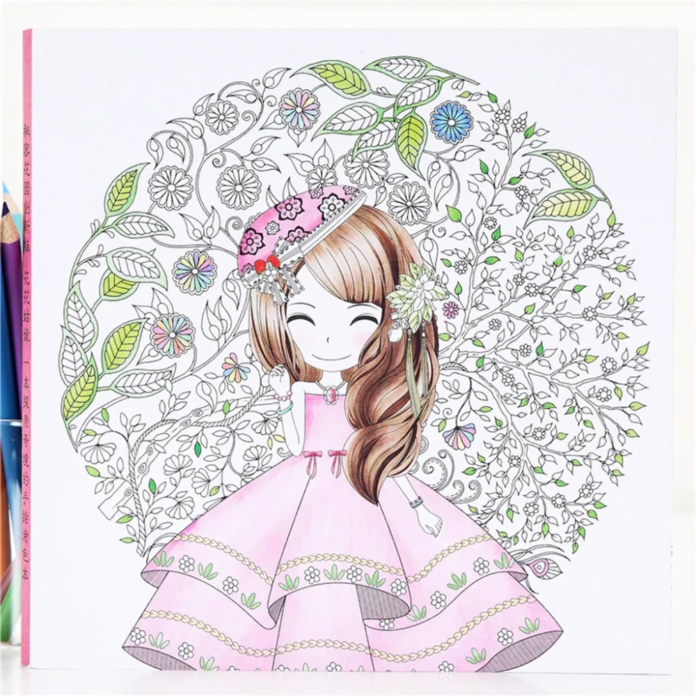 Secret Garden Children Kids Coloring Book Girls Ancient Style Drawing Books Graffiti Painting Secret Garden Children Kids Coloring Book Girls Ancient Style Drawing Books Graffiti Painting