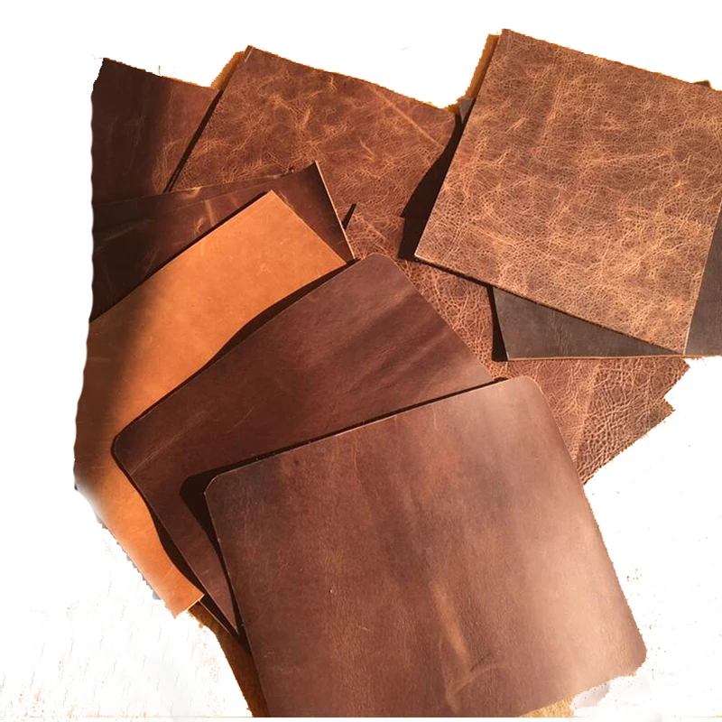 

Random color wallet Handbags DIY material Crazy horse cow leather Handmade material Soft Cow leather Color random size more
