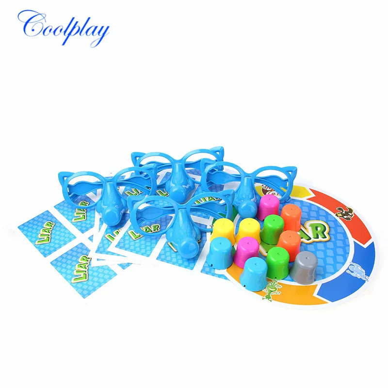 Kids Children Fibber Board Game Set Family Fun Liar Game Christmas Toy Toys Games Board Traditional Games