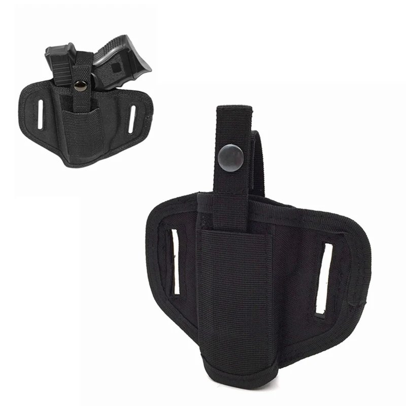 

Concealed Handgun Belt Holster Ideal 6 Position Right/Left for Small Middle Size Hand Handguns Pistol Waist Pouch Magazine Bag