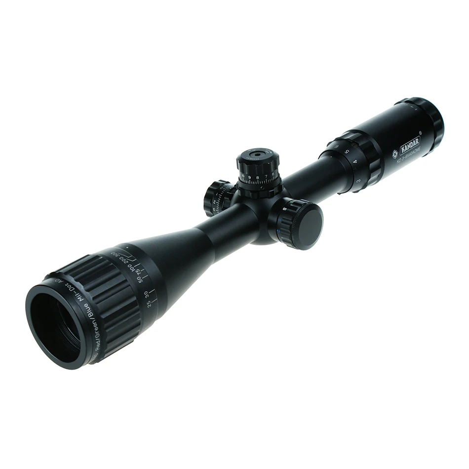 3-9x40 AOME Tactical Scope Hunting Optics RGB Rifle Scope AR15 Gun Sights