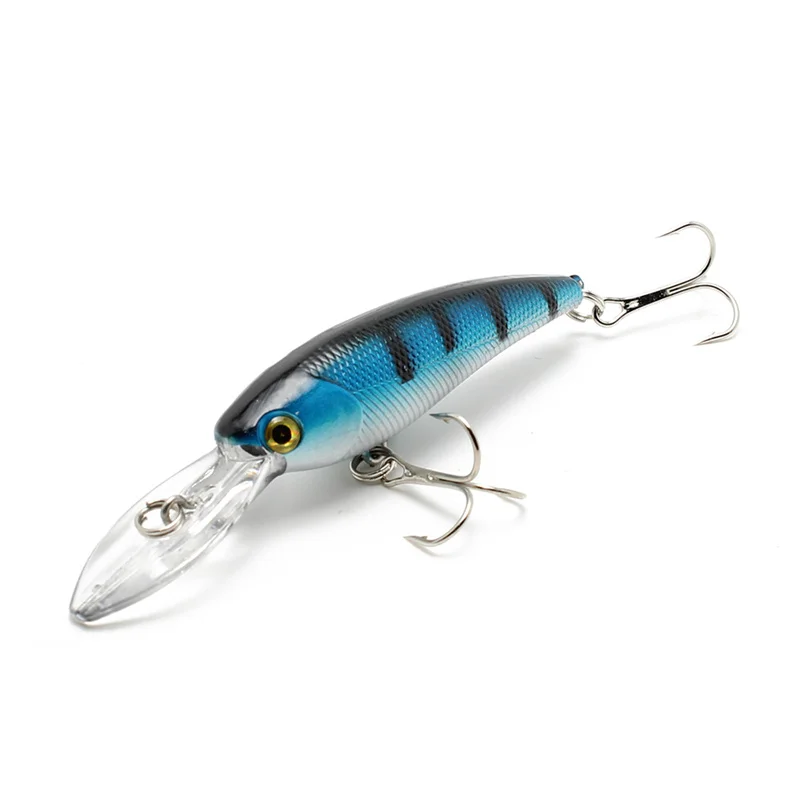 Amlucas Рыболовная Приманка Minnow 10 видов цветов 9 см 7 8g жесткие приманки бас крючок
