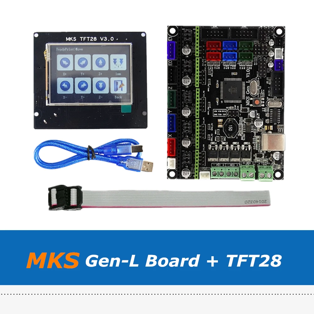 3D Printer Part MKS Gen L V1.0 Integrated Control Board Set + MKS V3.0 ...