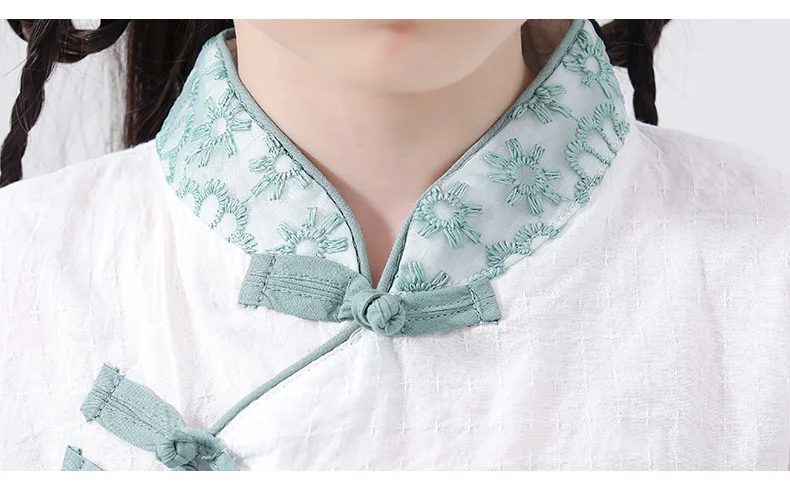 Hanfu/одежда в китайском древнем и традиционном стиле для девочек; летние платья в китайском стиле; народная Одежда для танцев; DQL1227