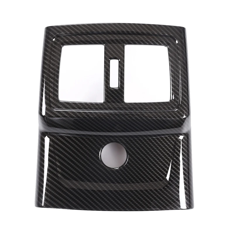 Углеродное волокно Стиль для BMW x1 F48 ABS пластмассовый задний ряда Ac вентиляционное отверстие Накладка аксессуары для BMW x2 F47