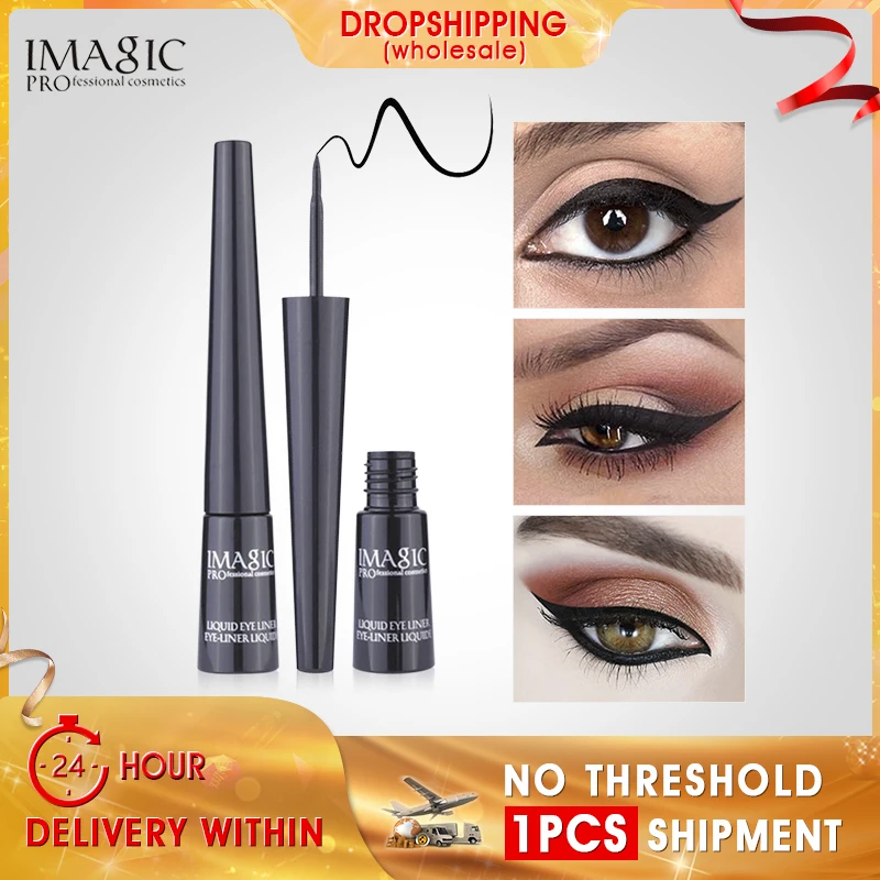 

IMAGIC 1PC new Beauty Black Long-lasting Waterproof Liquid Eyeliner Eye Liner Pen Pencil Makeup Cosmetic Tool