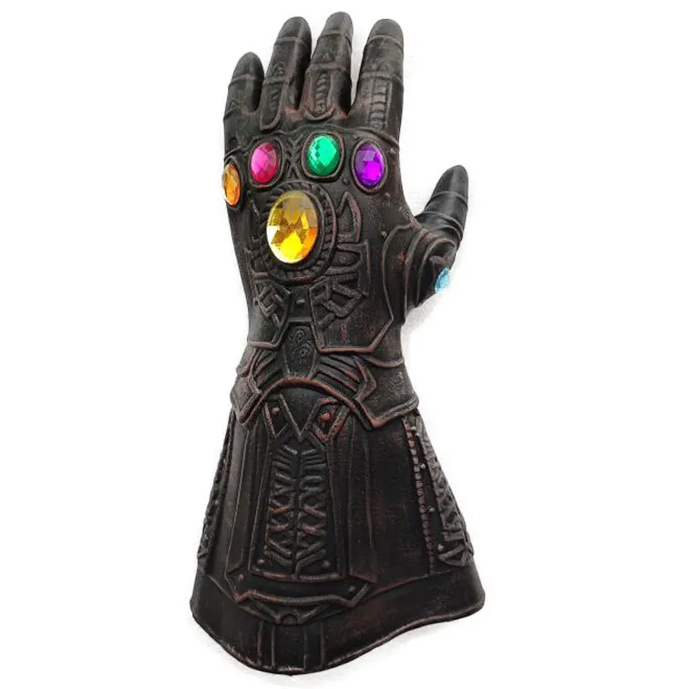 ПВХ светодиодный светильник Thanos Infinity Gauntlet Мстители Бесконечность война Косплей стробоскопы перчатки фигурка модель подарок Хэллоуин реквизит