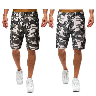 Камуфляжные свободные мужские шорты Карго Прохладный Camo летние короткие штаны