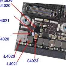 5 компл./лот светодиодный задний светильник комплект для iPhone 6S задняя светильник ic U4020+ Задняя светильник катушки L4020, L4021+ диод D4020, D4021+ конденсатор с алюминиевой крышкой, C4023
