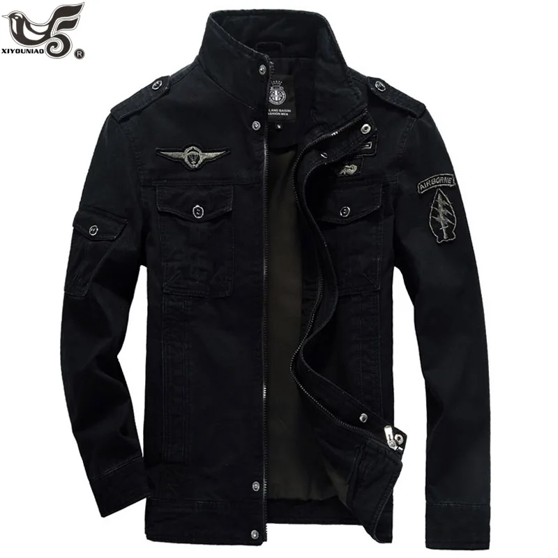 Plus Size 5XL 6XL Military Jacket Men Autumn Cotton Pilot Jacket Coat Army Men's Bomber Jackets Cargo Flight winter Jacket Male Plus Size 5XL 6XL Military Jacket Men Autumn Cotton Pilot Jacket Coat Army Men's Bomber Jackets Cargo Flight winter Jacket Male