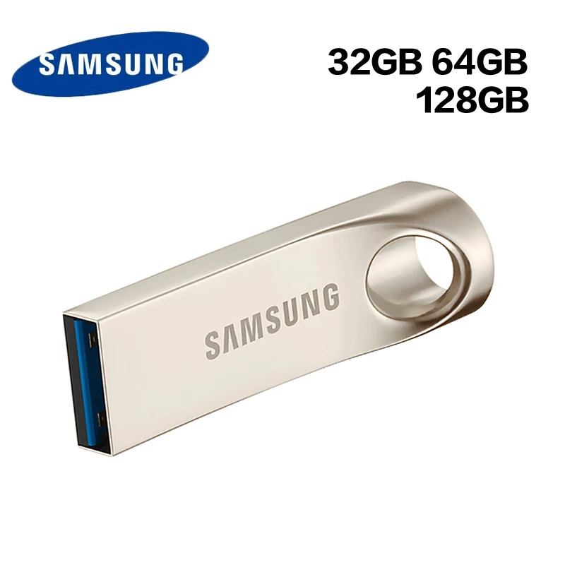 Samsung USB флэш-диск 16 г 32 64 128 3.0 Металл супер мини ручка Drive Крошечный флешки Memory Stick