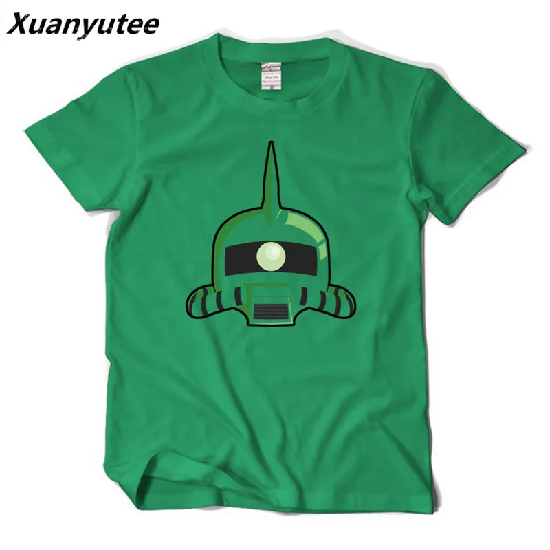 Xuanyutee MS 06 S ZAKU мужские футболки мода 2017 аниме Фанаты MS-06 летняя хлопковая