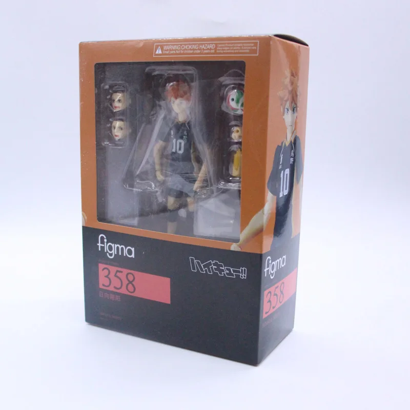 Haikyuu Figma 358 Хината Shoyo ПВХ японский аниме-волейбол фигурки модель игрушки