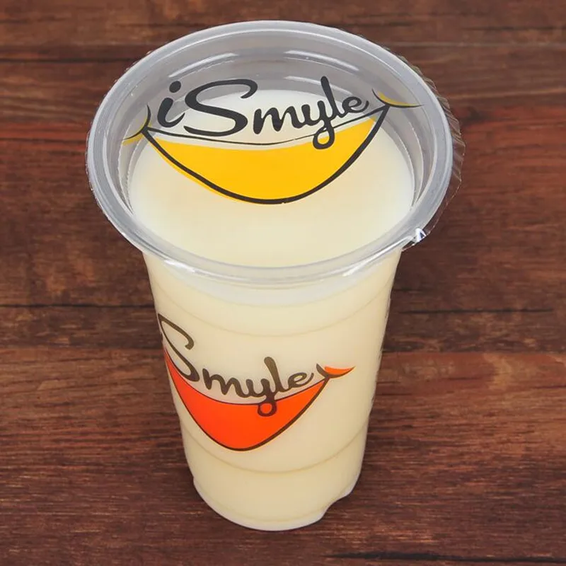 

disposable bubble tea /milk tea /plastic cup sealing film for diameter 90cm/95cm cup,smile pattern cup sealing film