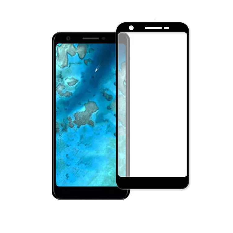 50 шт полное закаленное стекло для Google Pixel 3A XL покрытие защитная пленка