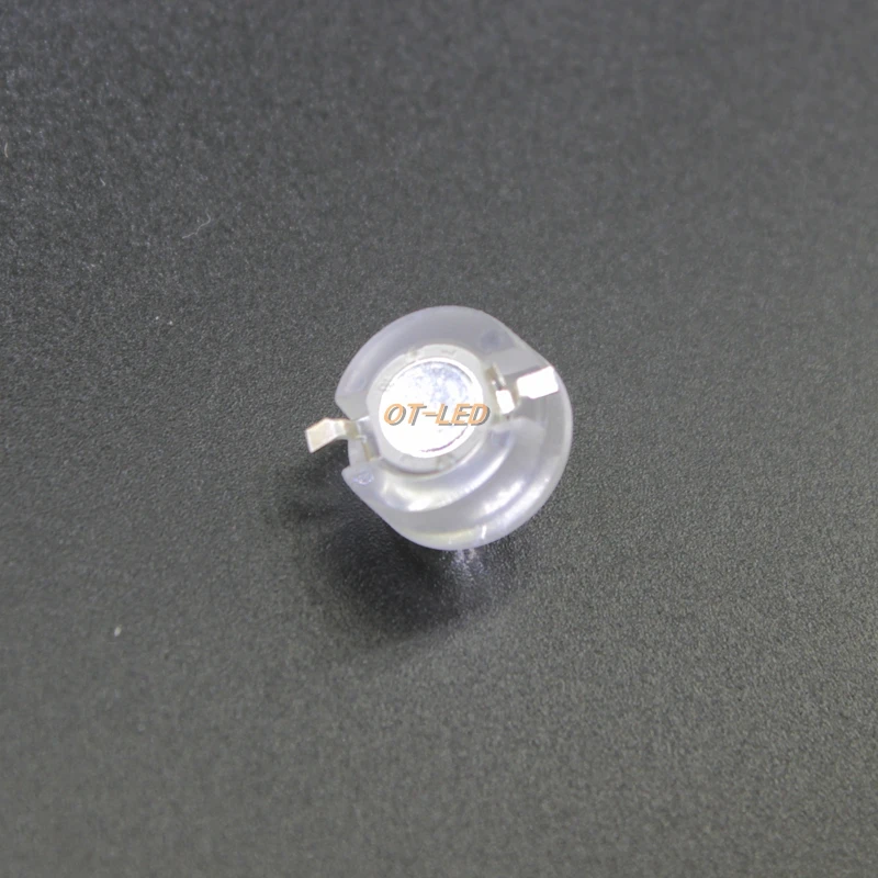 200pcs 13mm IR LED mini Lens 1W 3W 5W 15 30 45 60 90 100 Degree Needn't Holder for IR CCTV LED Convex Lenses