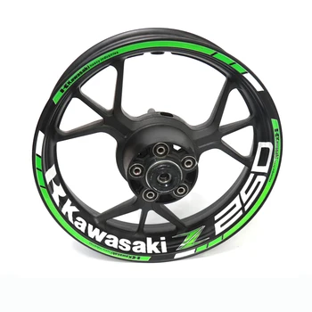 

New high quality Fit Motorcycle Wheel Sticker stripe Reflective Rim For Kawasaki Z250