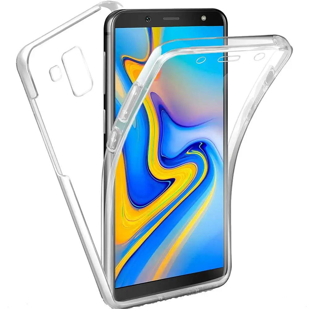

Luxury 360 Case Full Cover for Samsung Galaxy A9 A8 A7 A6 J4 J6 J8 Plus 2018 J3 J5 2017 A10 A30 A40 A50 M10 M20 Clear Hard Cover