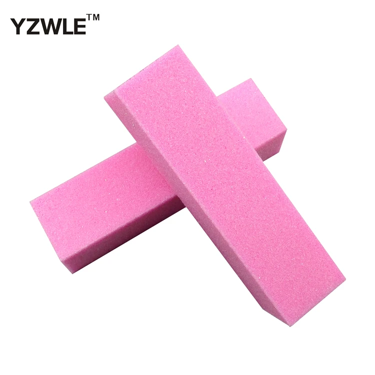 

2 Pieces Pink Buffer Block Acrylic Nail Art Care Tips Sanding Files Tool Wholesale 4 Ways Shine High Quality (NR-WS77)