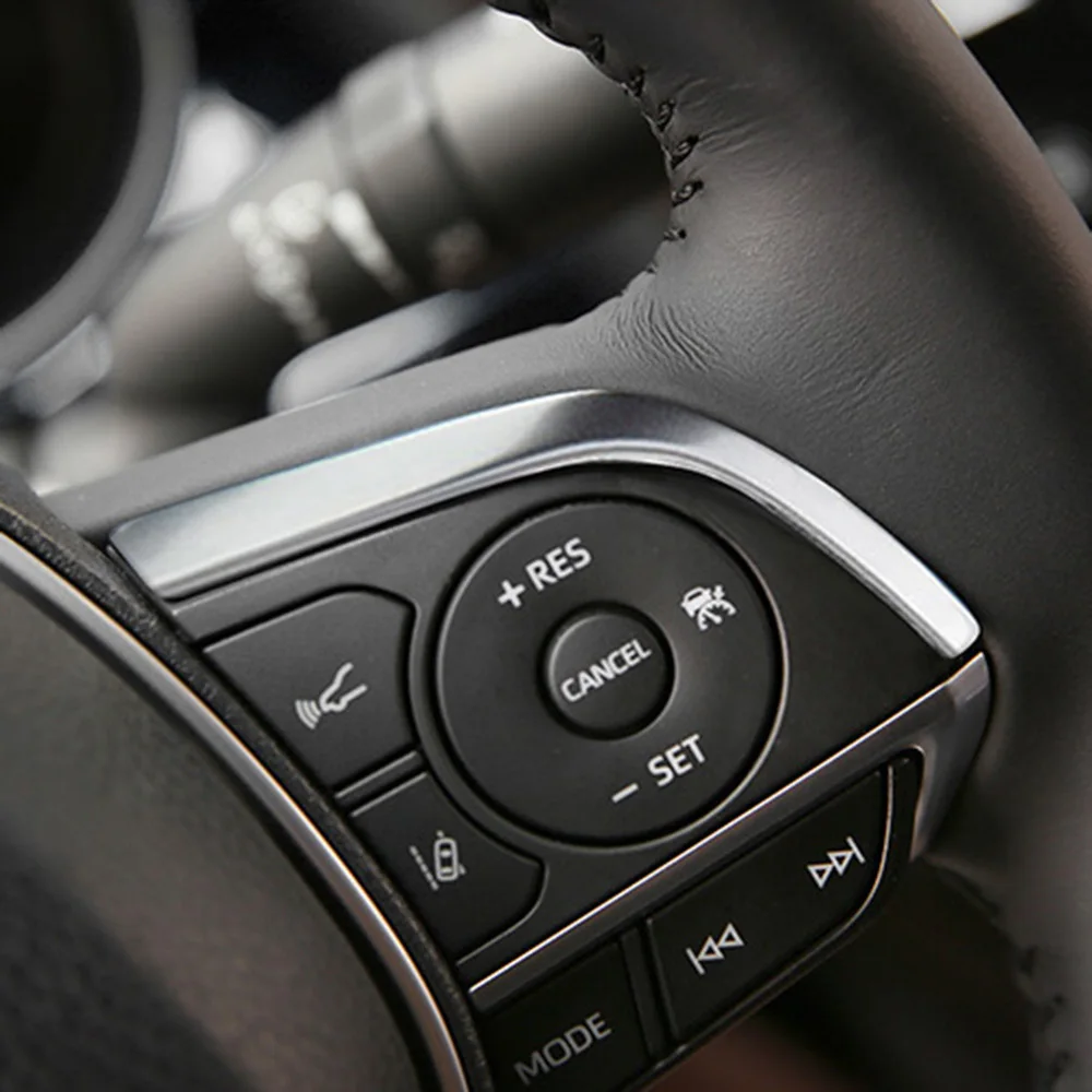 Автомобильный Стайлинг накладка на руль окантовка защитных стекол приборов Крышка для пластиковая пилочка для ногтей Avalon RAV4 аксессуары
