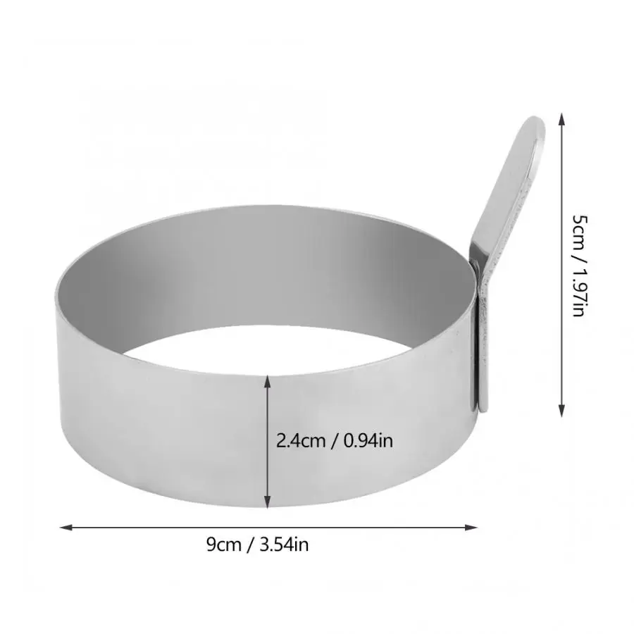 Нержавеющая сталь круглый блинное кольцо жареное яйцо плесень производитель блинов форма для жареного яйца