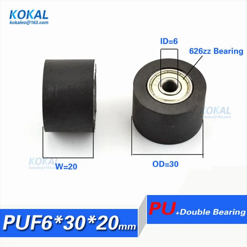 PU0630-20 PU Fun Catcher manchine Sliding Ball Bearing Black PU 626zz Sliding Pulley with 63020mm Ochoos PU0630-20 PU Fun Catcher manchine Sliding Ball Bearing Black PU 626zz Sliding Pulley with 63020mm Ochoos