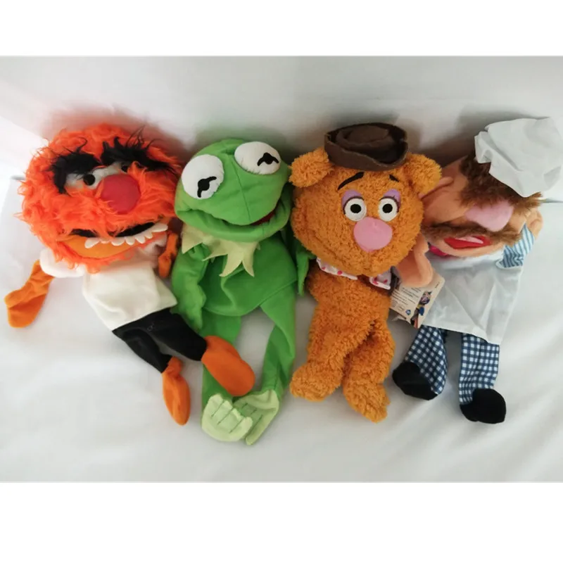 Disney The Muppets кукла Кермит Лягушка шведский шеф повар Miss Piggy Gonzo плюшевые мягкие 28 см