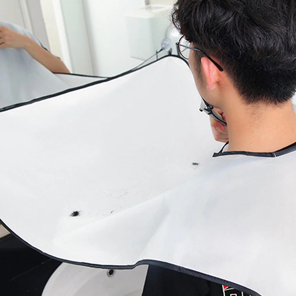 

Men Beard Apron Man Bathroom Apron Hair Shave Apron Styling Tools for Man Waterproof Floral Cloth Household Cleaning Protecter