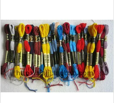 

Embroidery Thread 1Lot= 447 Pieces Cotton Similar DMC Cross Stitch Thread Floss Skein New Free ShippingHot Sell