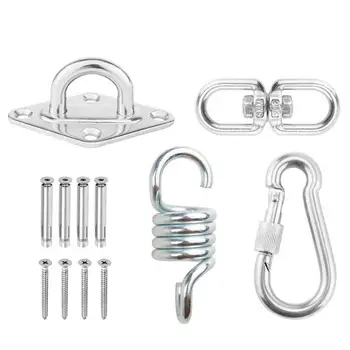 

Hammock Chair Hanging Accessories Kit Spring+Swivel Hooks+Ceiling Mount