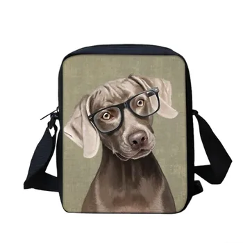 

BAOBEIKU Women Messenger Bags for 2017 Girls Mini Bags 3D Animal Pug Dog Printing Small Shoulder Bag Ladies Crossbody Spain Bag