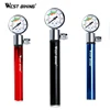 WEST BIKING Bike Mini Pump With Pressure Gauge Hose Ultralight MTB Bicycle Tire Inflator Presta Schrader Ball Hand Pump For Bike ► Photo 2/6