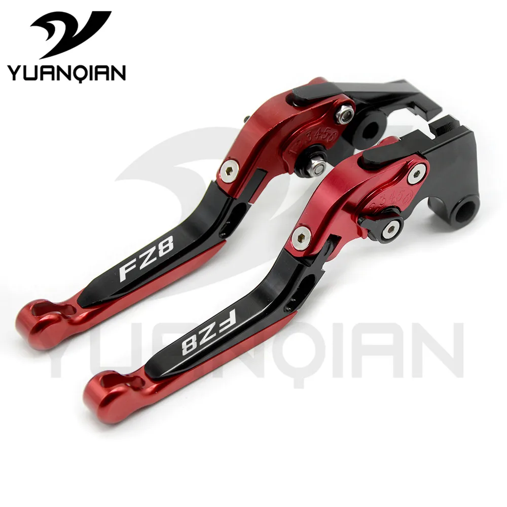 

Motorcycle accessories Adjustable Folding Extendable Clutch brake Levers FOR moto YAMAHA FZ8 FAZER 2011-2015