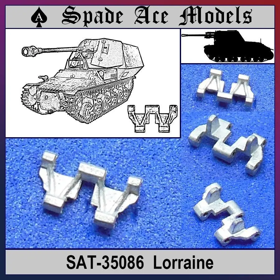 Spade Ace 1/35 35086 Metal Track Lorrainein Model Building Kits from