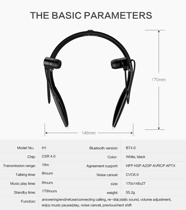 Fone de Ouvido sem Fio Correndo à Prova Fone com Microfone para Telefones Zealot Esporte Bluetooth Dwaterproof Água h1 17 Eletrônicos