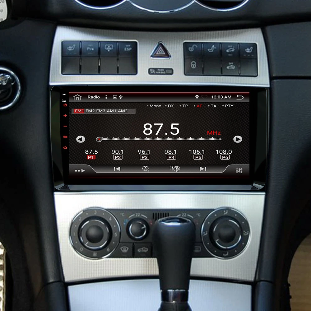 Best 2 Din Auto Radio Android 9 For Mercedes/Benz/Sprinter/Viano/Vito/B-class/B200/B180 Car Multimedia Video Player GPS 4G+64G PX6 1