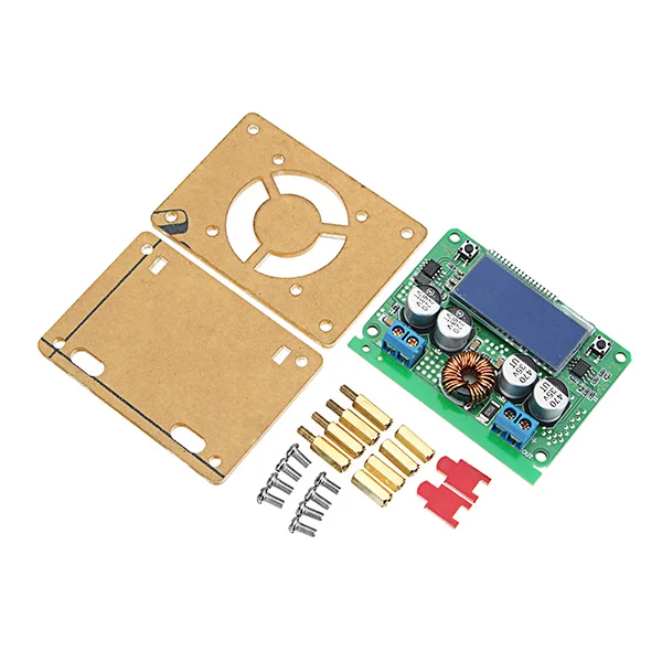 

7A DC 60V Adjustable Step-down Power Supply Module Voltage Current LCD Display Step Down Buck Regulator Case