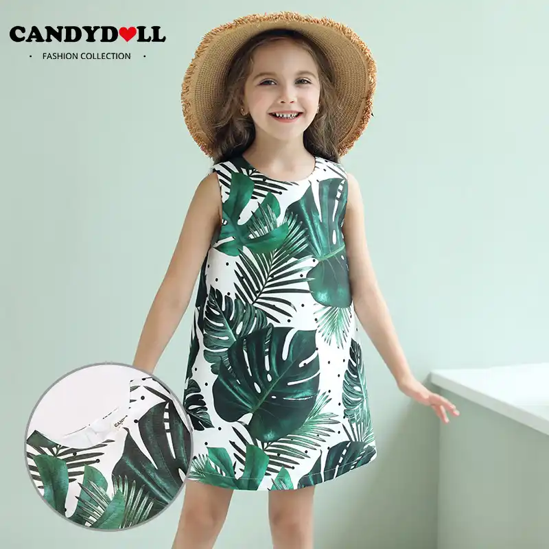 Candydoll Summer New Children S Dress Fashion Print Girl Dress European And American Style Fresh Wind Children S Dress Dresses Aliexpress