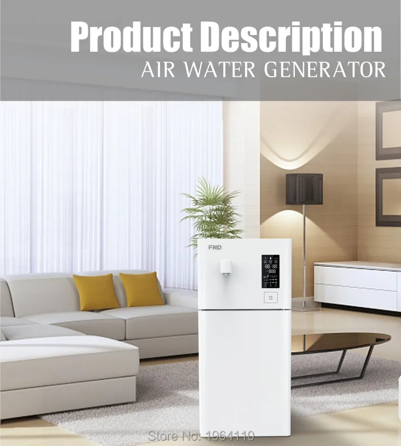 Home 20LD Pure Atmospheric Air to Water Treatment Dispenser Generator with Intelligent RO Filter & NFC Code-Scanning Match Tech_Product_8