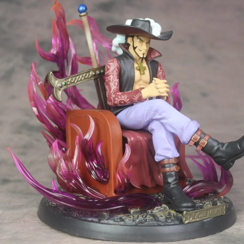 

23cm Anime One Piece Figures Eagle Eye Dracule Mihawk GK PVC Action Figure Collection Model Toys Doll Gift