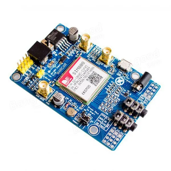 SIM808 модуль GSM/GPRS gps макетная плата IPX SMA с gps антенной для ARDUINO Raspberry Pi Поддержка 2G 3g 4G sim-карты