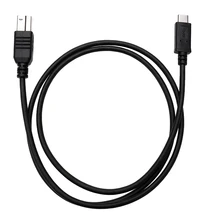 3,1 Тип C штекер к USB 3,0 B мужской Стандартный Кабель для принтера сканер черный