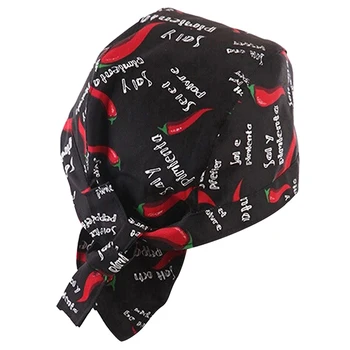 

Western Restaurant Waiter Work Hat Hotel Chef Hat (Pepper pattern)
