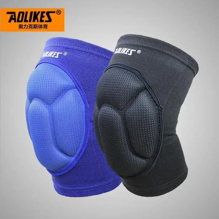 1 pair Thickening Knee Protector Football Volleyball Extreme Sports knee pads brace support